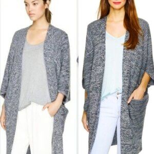 Babaton Aritzia Wool Alpaca Mohair Javier Cocoon Cardigan Sweater Size S/M Grey